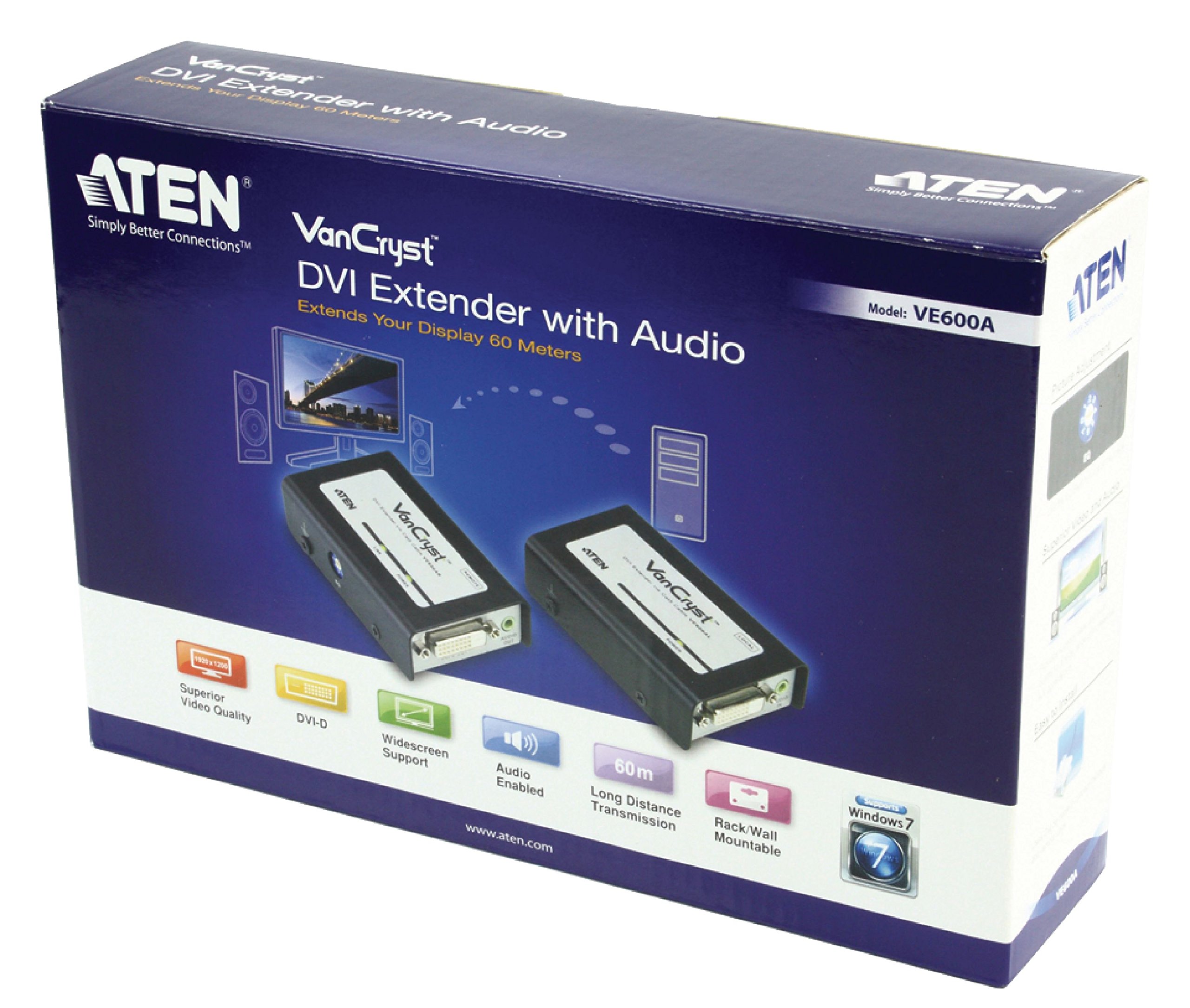 未開封】ATEN シングルリンク DVI エクステンダー VE600A 未使用】ATEN